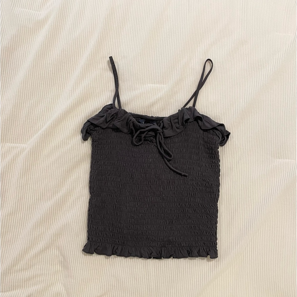 Scrunched tank top